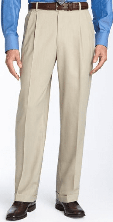 Ballin Traditional Fit Double Reversed Pleat Comfort Eze Wool Pant