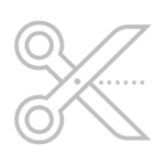 Scissors cutting Custom tailoring services