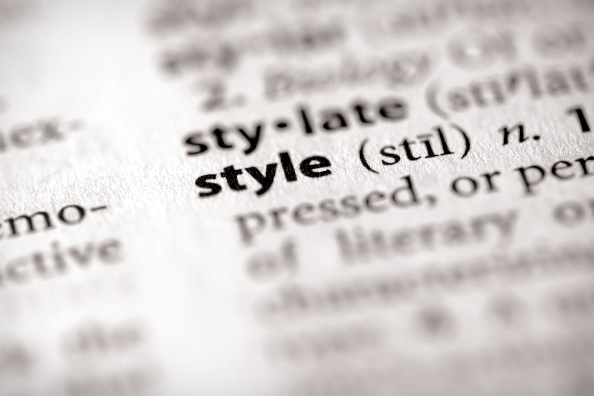 Men's Style Dictionary