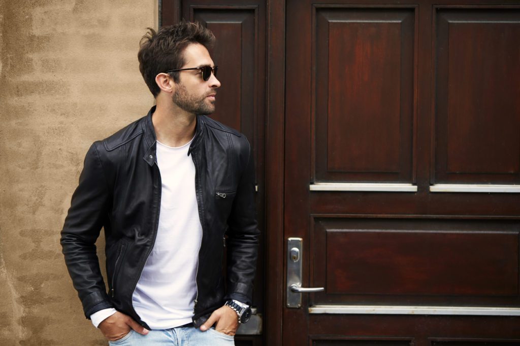 Leather eisenhower jacket deals