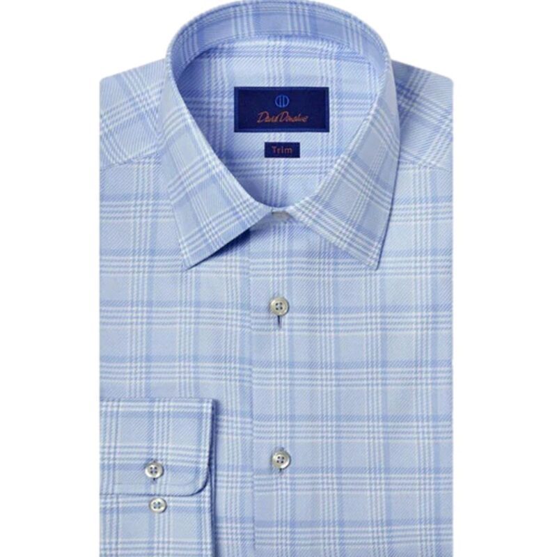 Blue Plaid Shirt