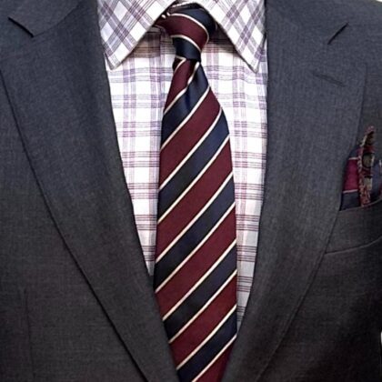Wool Year Around Bankers Grey Suit