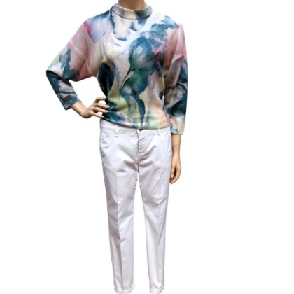 Romantic Floral Cashmere Ensemble