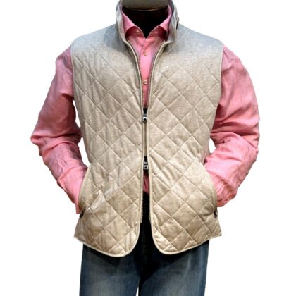 Pique Cotton Vest for Spring