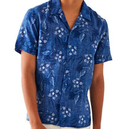 Linen SS Camp Shirt