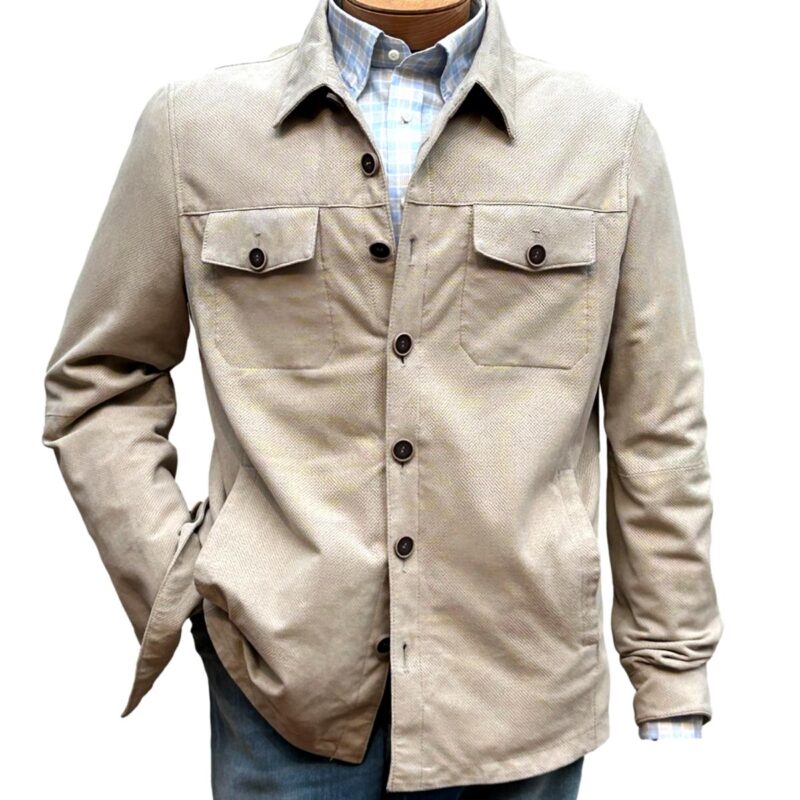 Suede Shirt Jacket