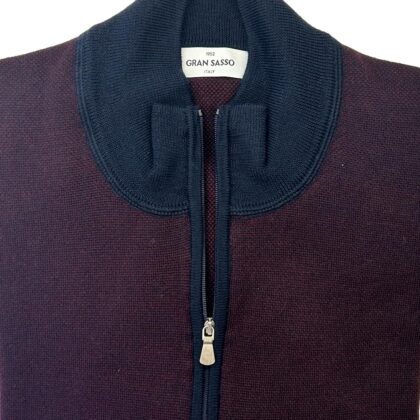 Wool Zip Cardigan