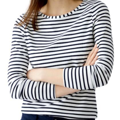 Striped LS Tee