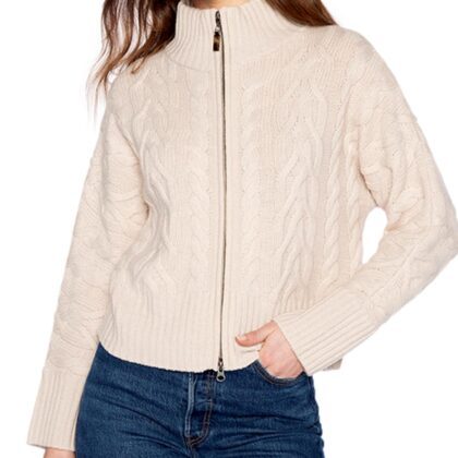 Luxe Cable Zip Carduigan