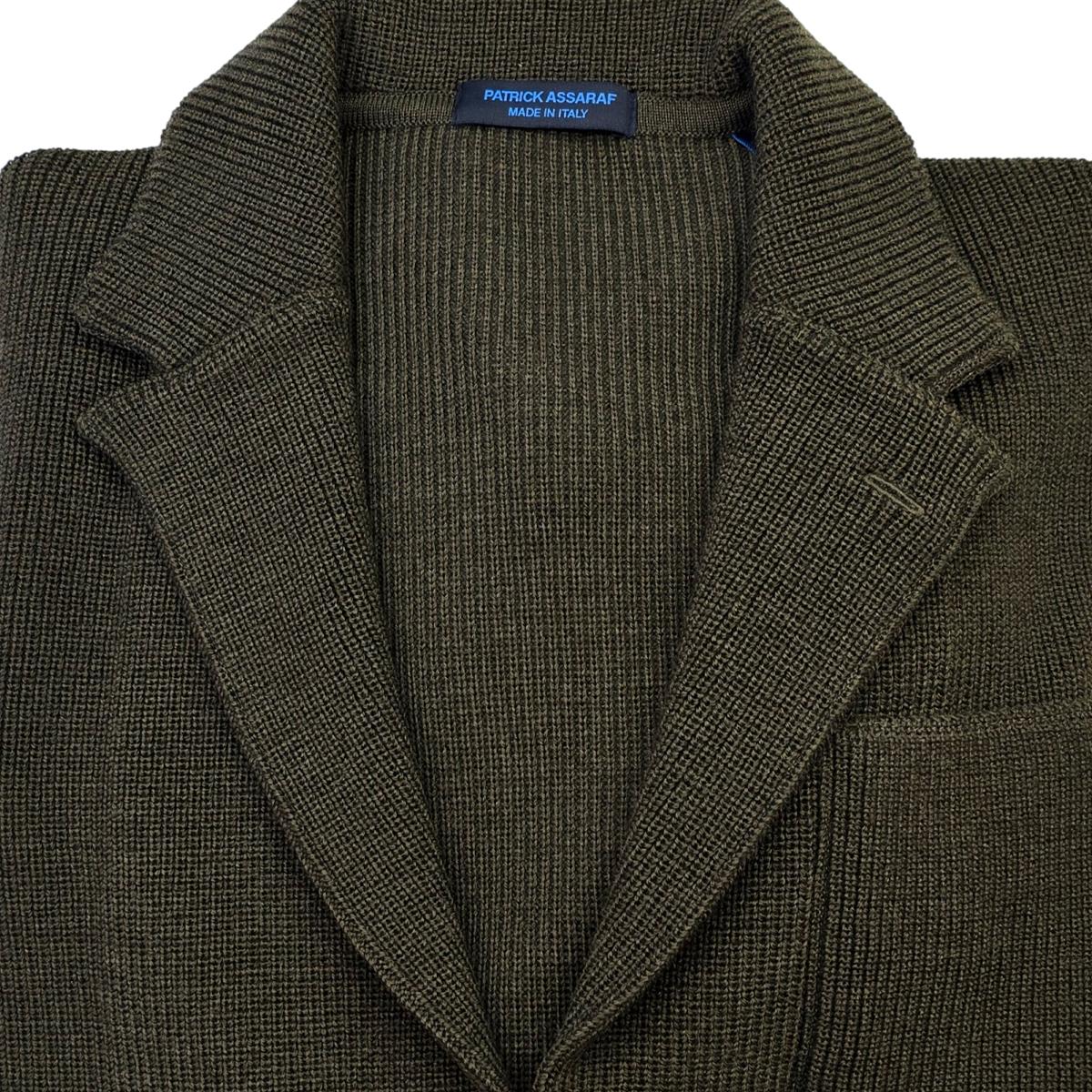 Merino Wool Knit Blazer