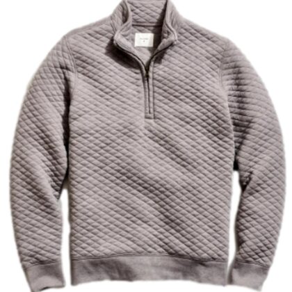 Diamond Quilted Half Zip