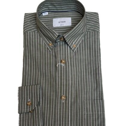 Stripped Chambray Button Down from Sweden