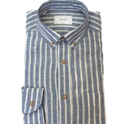 Striped Linen Sport Shirt from Sweden