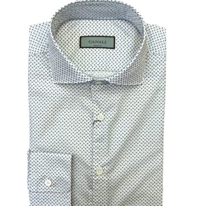 Long Sleeve Print Sport Shirt from Italy