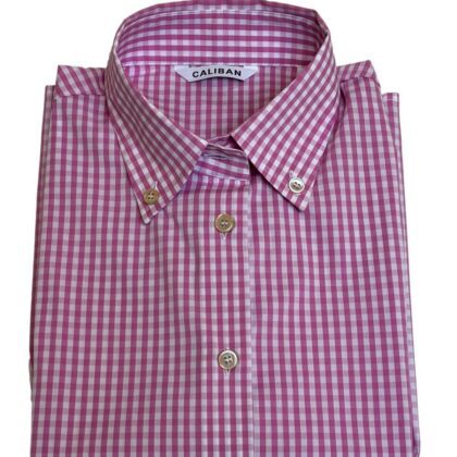 Gingham Check Cropped Blouse