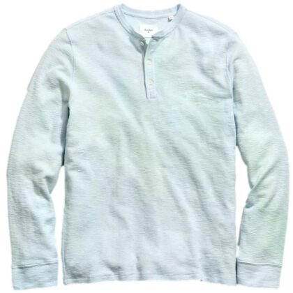 Slub Three Button Henley