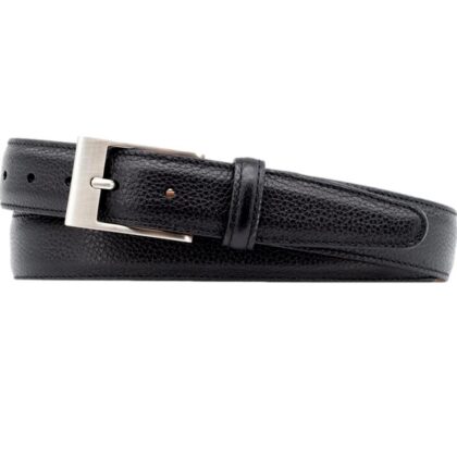 Scotch Grain Leather Belt with Saddle leather Lining