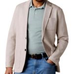 Khaki Herringbone