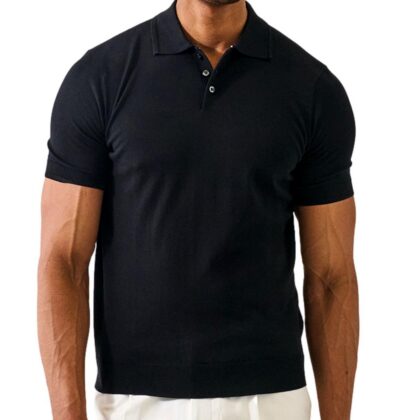 Cotton Cupro Wool SS Polo