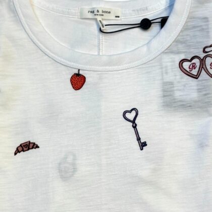 Cotton SS Tee Valentine Print
