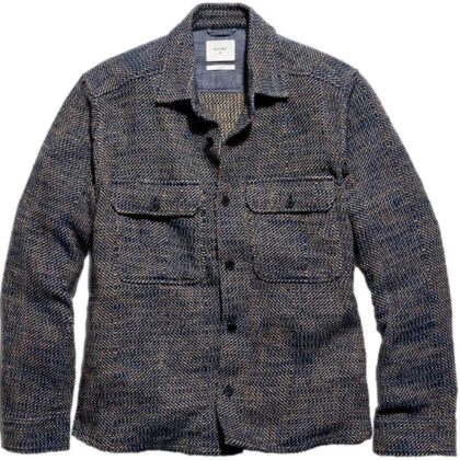 Tweed Pattern CPO Overshirt in Cotton