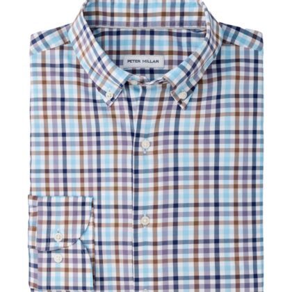 Elliot LS Sport Shirt with Button Down Collar