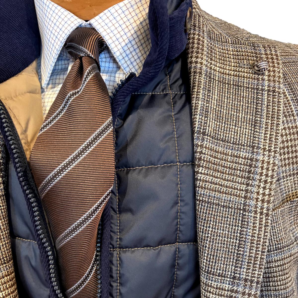Brown Plaid Ensemble