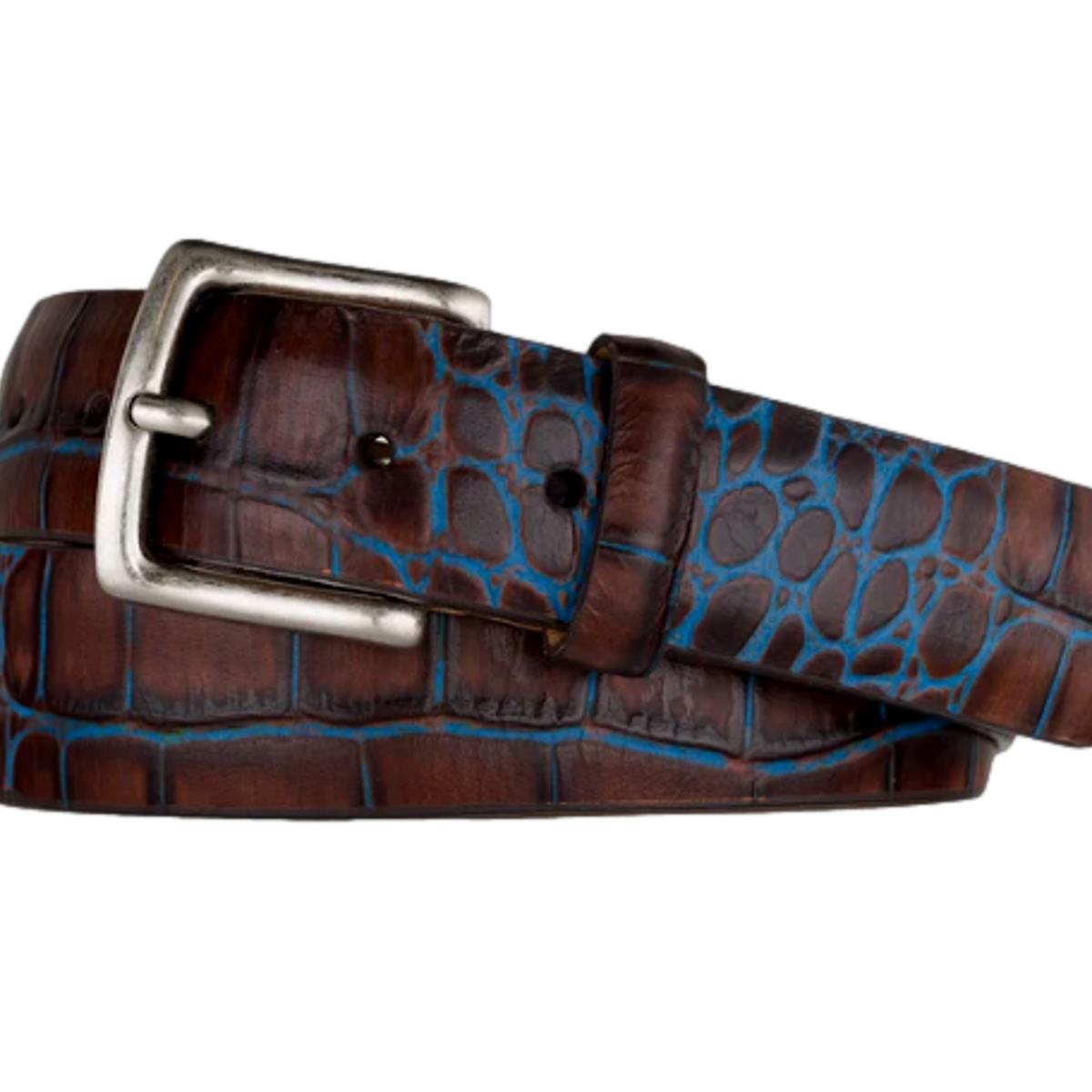 Embossed Two Tone Croc