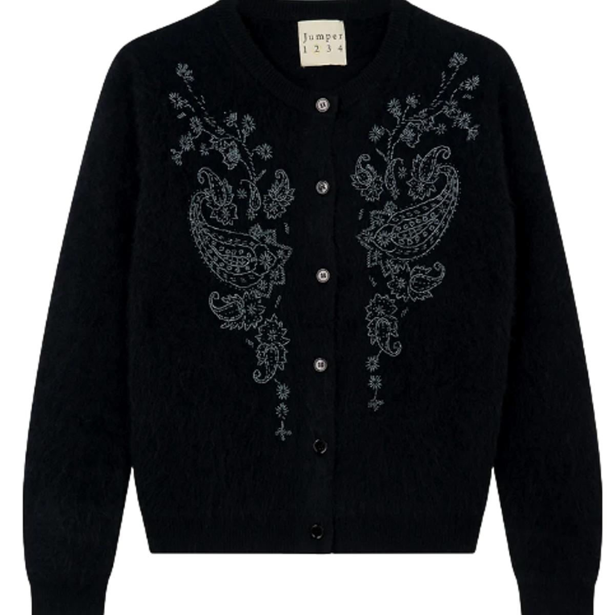 Beaded Paisley Cardigan