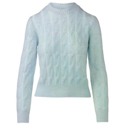 Plaited Cashmere Crewneck