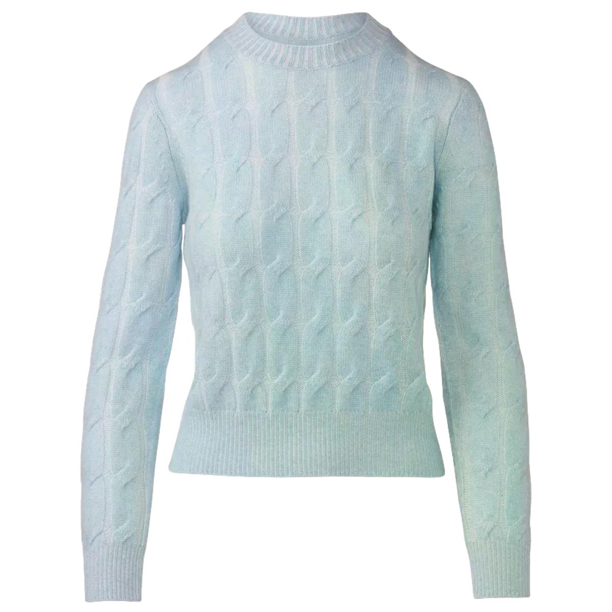 Plaited Cashmere Crewneck