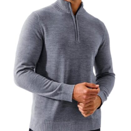 Plaited Zip Moc Mewrino Wool