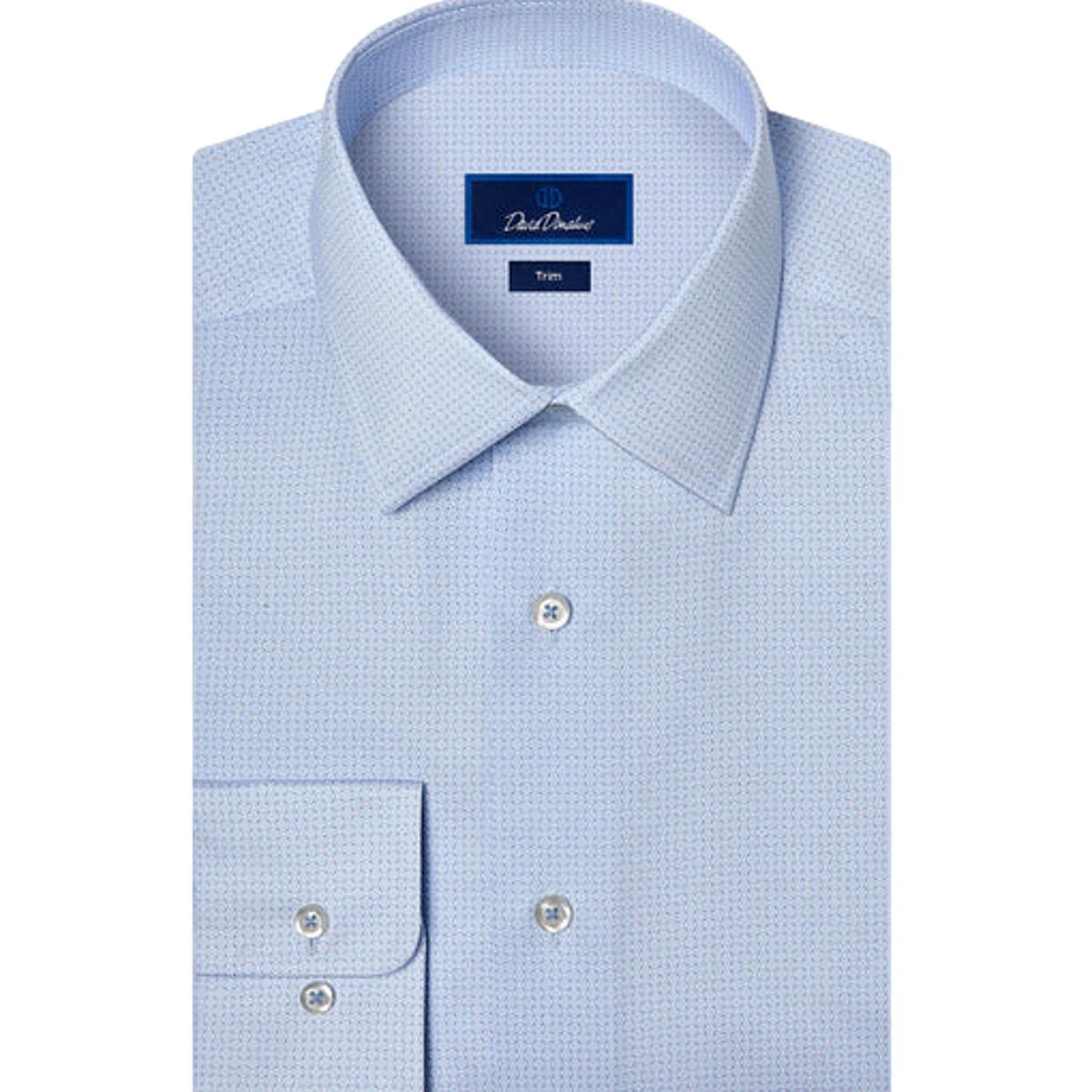 Light Blue Print Cotton Shirt