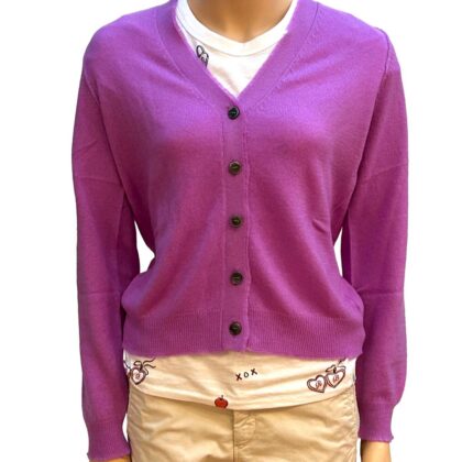 Cashmere V Neck Cardigan
