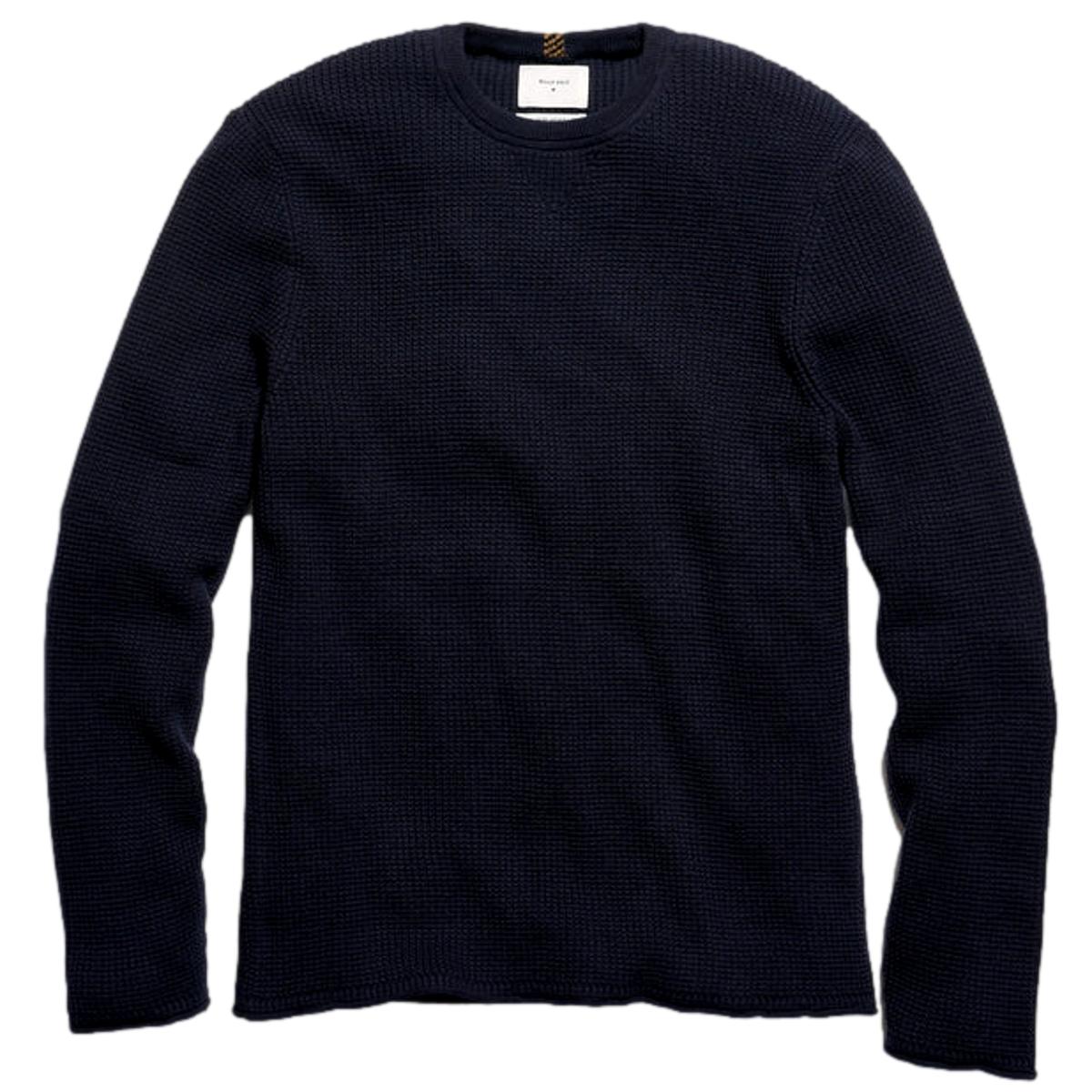 Waffle Crew Cotton Cashmere