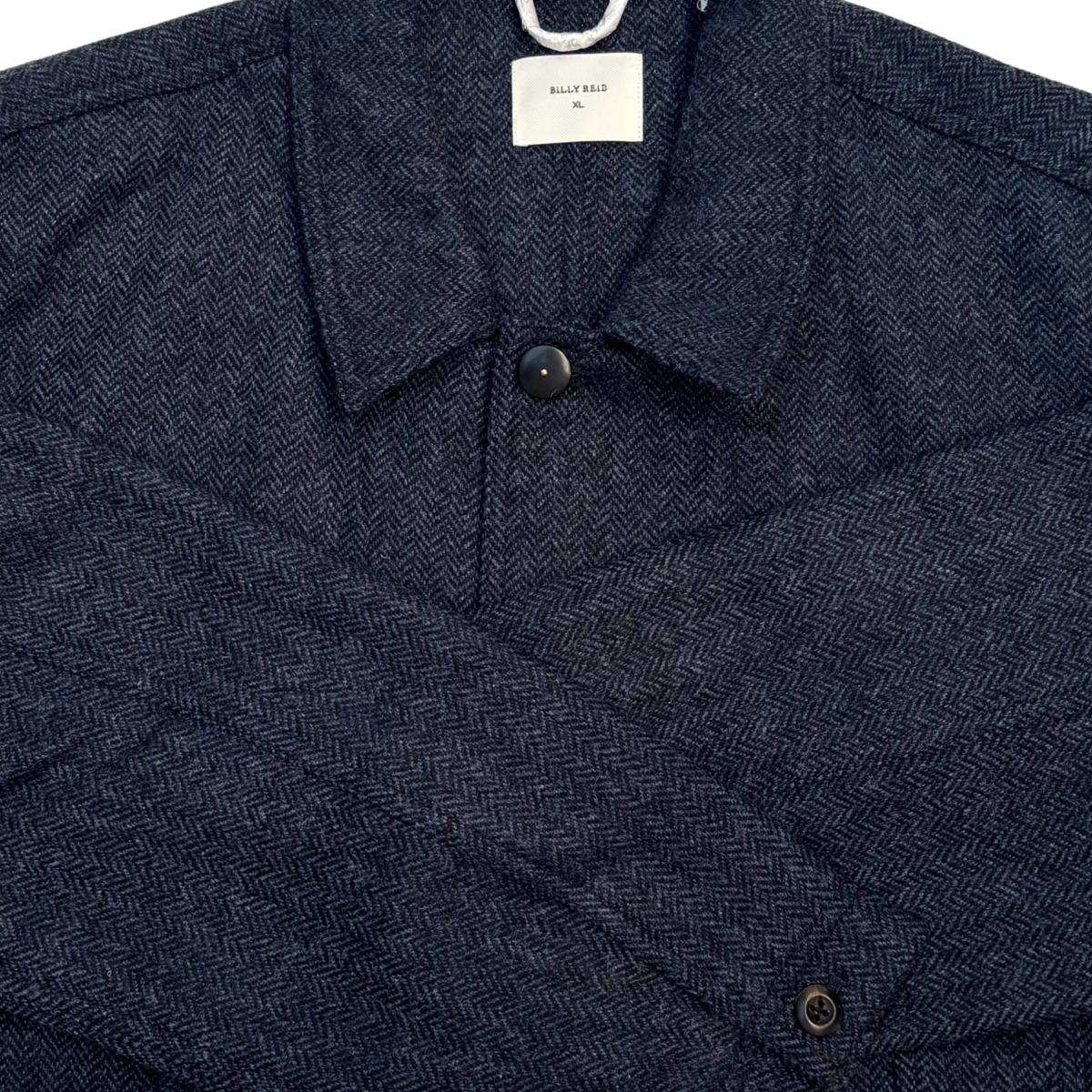 Wool Herringbone Unlined Coat