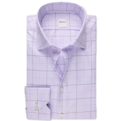 Cotton Purple Window Pane made in Sweden