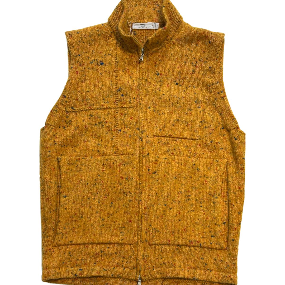 Merino Wool and Cashmere Donegal Vest