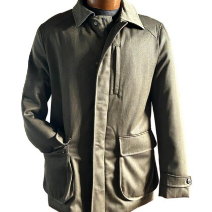 Wool Covert Cloth Made in Italy
