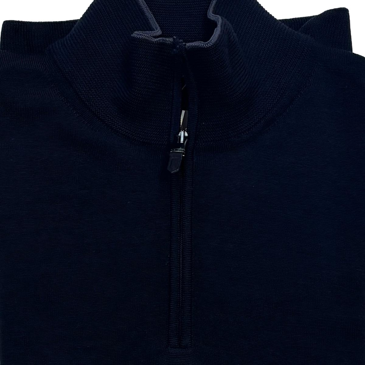 Wool Quarter Zip Made in Italy
