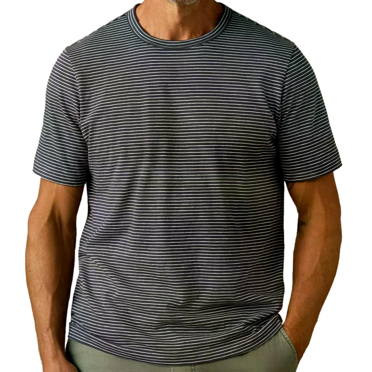 Sunwashed Striped T-Shirt in Organic Cotton