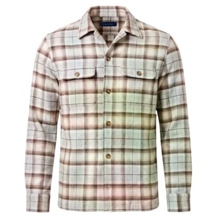 Cotton Plaid Jacket Double Faced Made in Italy