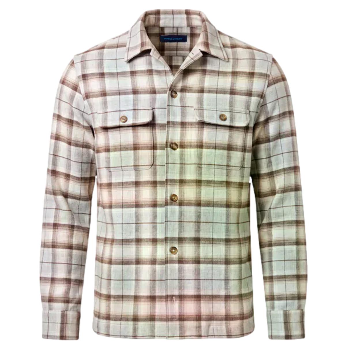 Cotton Plaid Jacket Double Faced Made in Italy